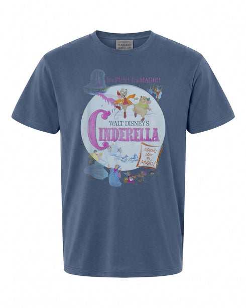 Disney Cinderella Vintage Classic Movie Poster T-Shirt - Timeless Design | Perfect Gift