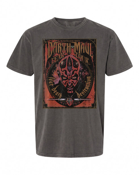 Star Wars Darth Maul T-Shirt - Fear Tour Band Design | Retro Style