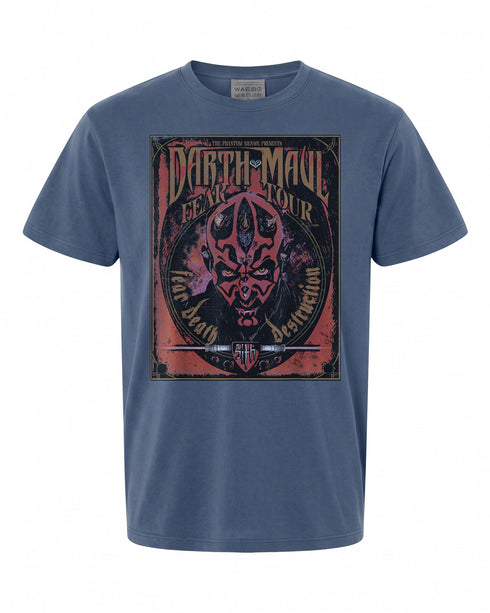 Star Wars Darth Maul T-Shirt - Fear Tour Band Design | Retro Style