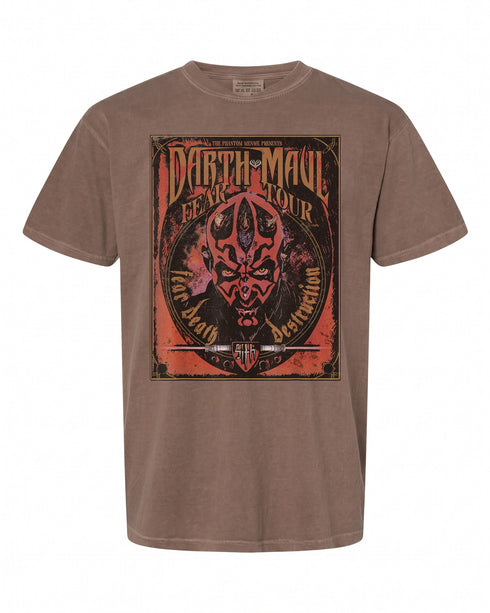 Star Wars Darth Maul T-Shirt - Fear Tour Band Design | Retro Style