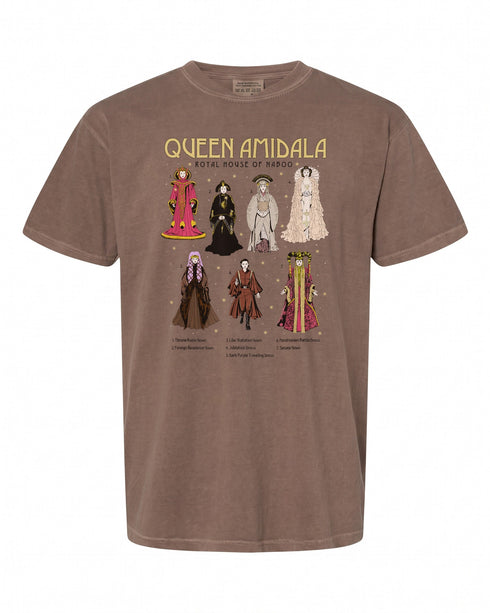 Star Wars Queen Amidala Gown T-Shirt - Perfect for Fans | Retro Style