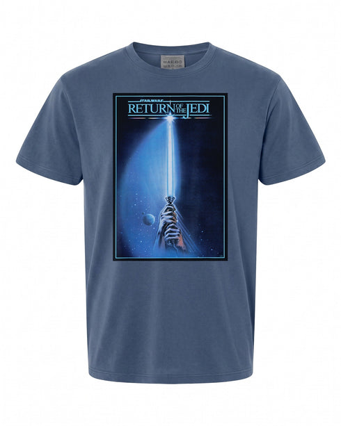 Star Wars Return of the Jedi Lightsaber T-Shirt - Perfect for Fans | Vintage Design