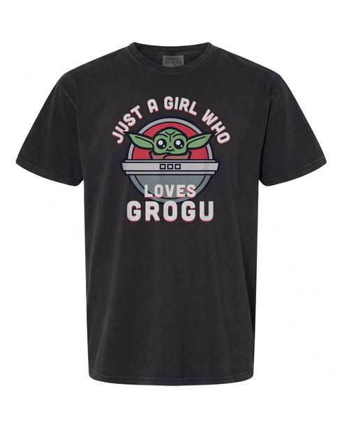 Just A Girl Who Loves Grogu T-Shirt - Perfect for Star Wars Fans | Fun Apparel