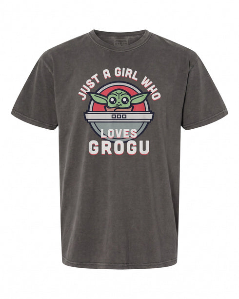 Just A Girl Who Loves Grogu T-Shirt - Perfect for Star Wars Fans | Fun Apparel