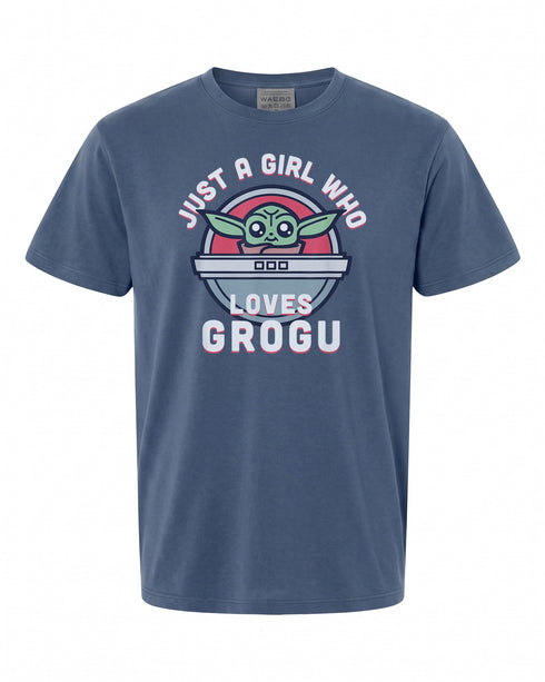Just A Girl Who Loves Grogu T-Shirt - Perfect for Star Wars Fans | Fun Apparel