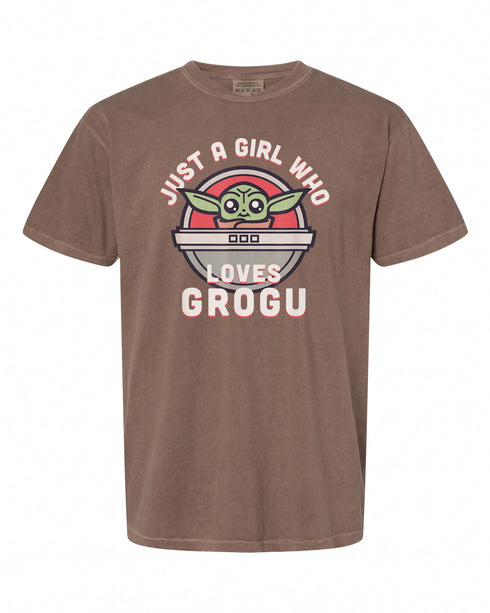 Just A Girl Who Loves Grogu T-Shirt - Perfect for Star Wars Fans | Fun Apparel