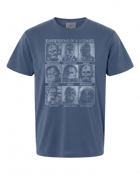 Star Wars Chewbacca Expressions T-Shirt - Fun Gift for Fans | Retro Style