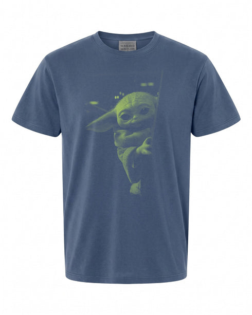 Star Wars: The Mandalorian Grogu Watching T-Shirt - Perfect Gift for Fans