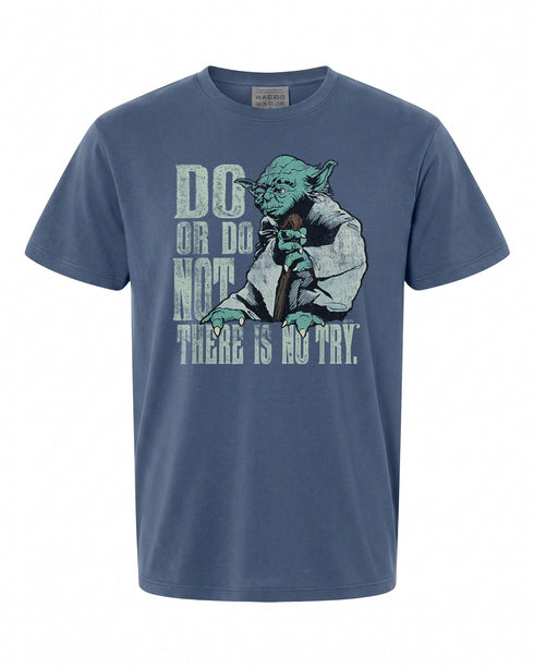 Star Wars Yoda Do or Do Not T-Shirt - Vintage Style Tee | Fan Favorite