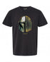 Star Wars: The Mandalorian Helmet Logo T-Shirt - Perfect Gift for Fans | Retro Style