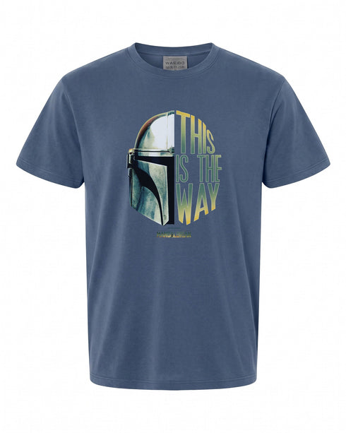 Star Wars: The Mandalorian Helmet Logo T-Shirt - Perfect Gift for Fans | Retro Style