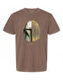 Star Wars: The Mandalorian Helmet Logo T-Shirt - Perfect Gift for Fans | Retro Style