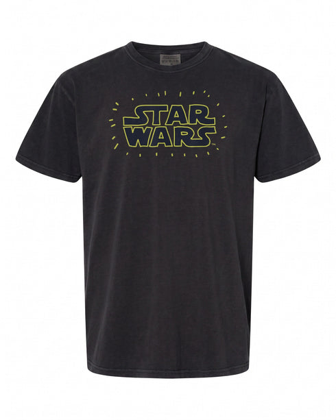 Star Wars T-Shirt - Bright Yellow Doodle Logo | Perfect for Fans
