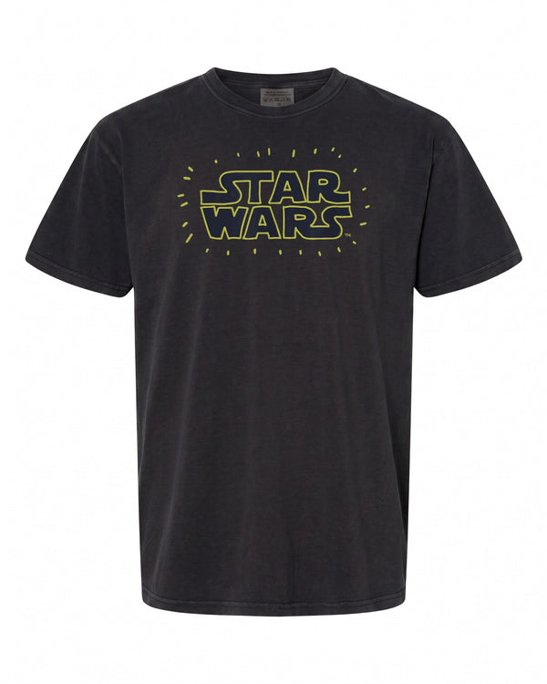 Star Wars T-Shirt - Bright Yellow Doodle Logo | Perfect for Fans