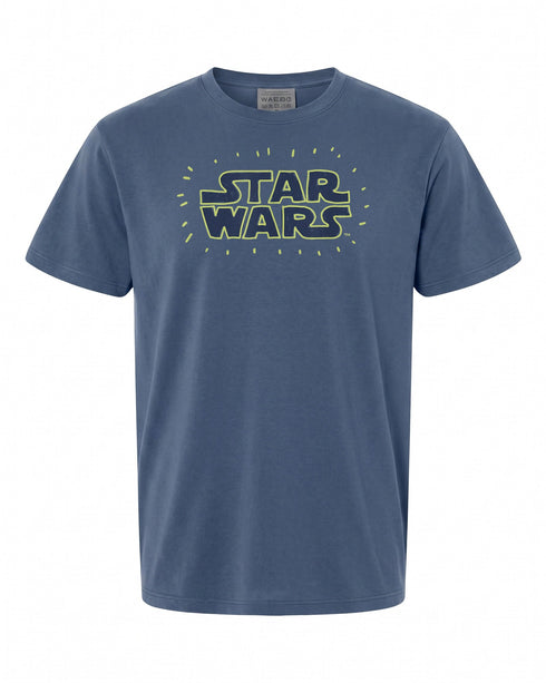 Star Wars T-Shirt - Bright Yellow Doodle Logo | Perfect for Fans
