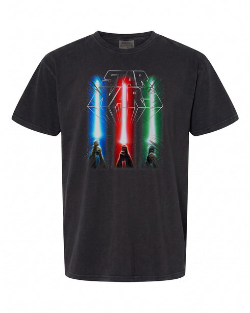 Star Wars Classic Epic Lightsabers T-Shirt - Perfect for Fans | Vintage Style