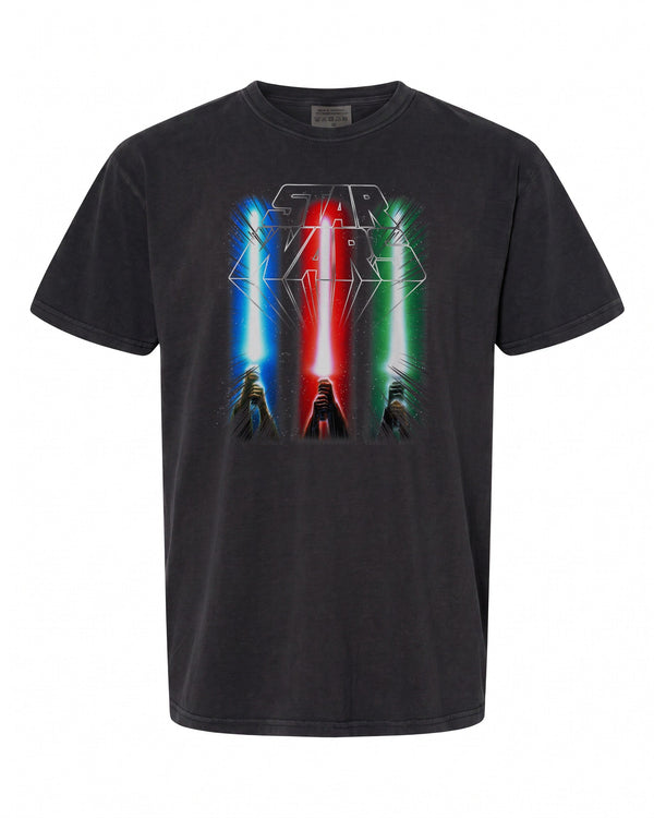 Star Wars Classic Epic Lightsabers T-Shirt - Perfect for Fans | Vintage Style