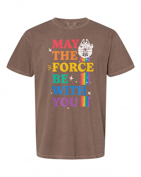 Star Wars Pride Rainbow Falcon T-Shirt - Celebrate Love | Galactic Style