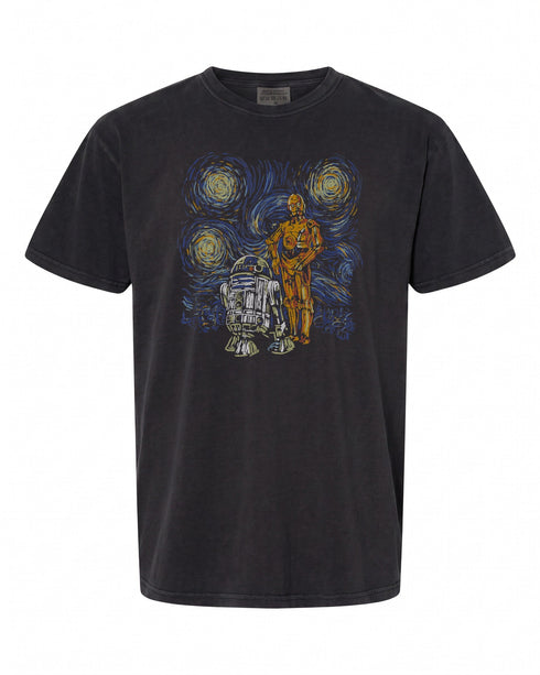 Star Wars Vintage T-Shirt - Classic R2-D2 & C-3PO Design | Retro Fan Favorite