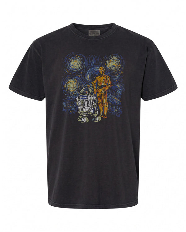 Star Wars Vintage T-Shirt - Classic R2-D2 & C-3PO Design | Retro Fan Favorite