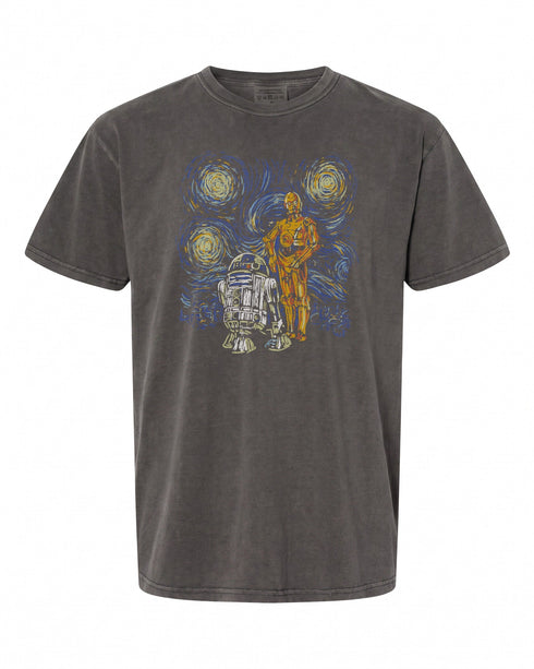 Star Wars Vintage T-Shirt - Classic R2-D2 & C-3PO Design | Retro Fan Favorite