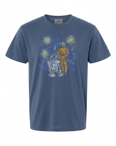 Star Wars Vintage T-Shirt - Classic R2-D2 & C-3PO Design | Retro Fan Favorite