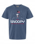 Snoopy Flag Moon T-Shirt - Fun Style for Peanuts Fans | Unique Gift