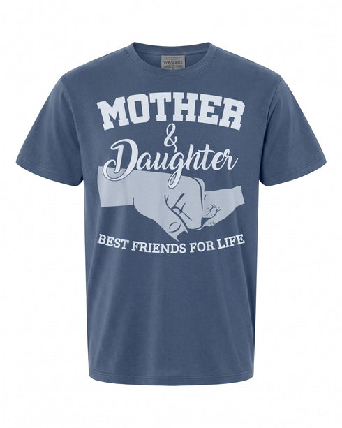 Mother and Daughter Best Friends For Life T-Shirt - Perfect for Family Bonding | Premium Quality