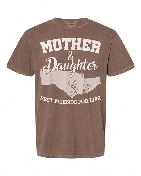 Mother and Daughter Best Friends For Life T-Shirt - Perfect for Family Bonding | Premium Quality