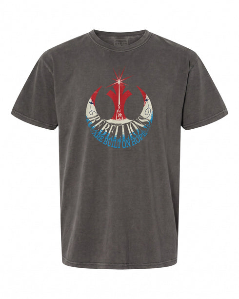 Star Wars Rebel Alliance T-Shirt - Built on Hope Design | Unisex
