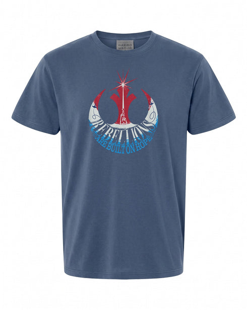 Star Wars Rebel Alliance T-Shirt - Built on Hope Design | Unisex