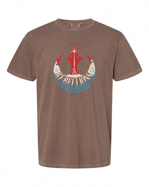 Star Wars Rebel Alliance T-Shirt - Built on Hope Design | Unisex