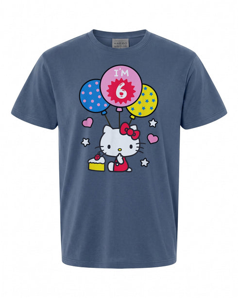 Hello Kitty I'm 6 Birthday T-Shirt - Fun Gift for Kids | Adorable