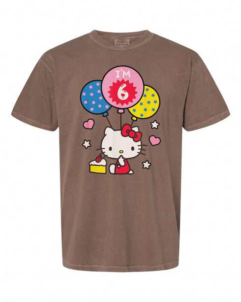 Hello Kitty I'm 6 Birthday T-Shirt - Fun Gift for Kids | Adorable