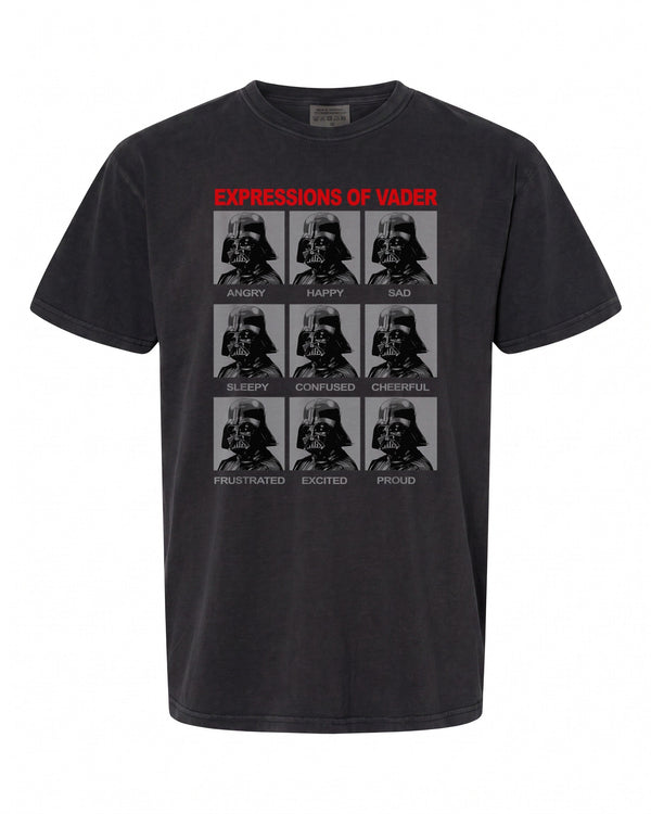 Star Wars Classic Darth Vader Expressions T-Shirt - Perfect for Fans | Vintage Style