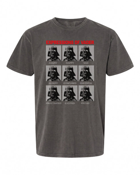 Star Wars Classic Darth Vader Expressions T-Shirt - Perfect for Fans | Vintage Style