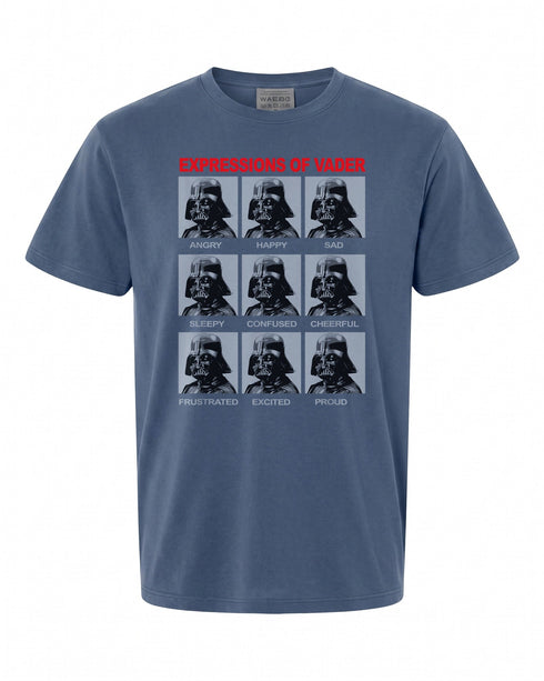 Star Wars Classic Darth Vader Expressions T-Shirt - Perfect for Fans | Vintage Style