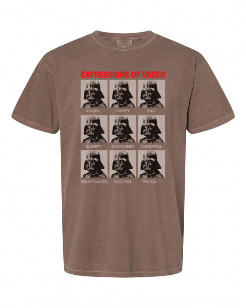 Star Wars Classic Darth Vader Expressions T-Shirt - Perfect for Fans | Vintage Style