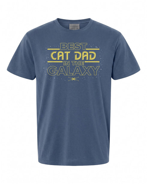 Star Wars Best Cat Dad in the Galaxy T-Shirt - Perfect Gift for Dads