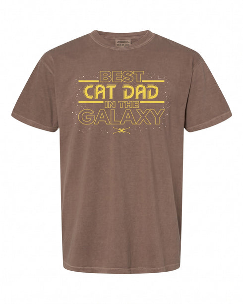 Star Wars Best Cat Dad in the Galaxy T-Shirt - Perfect Gift for Dads