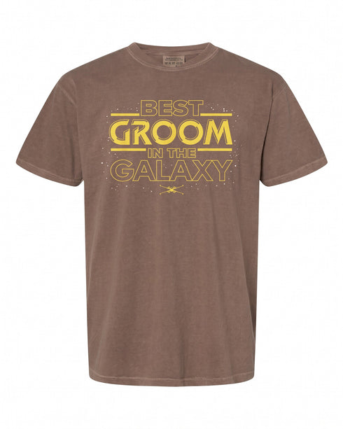 Star Wars Best Groom in the Galaxy T-Shirt - Perfect for Weddings | Fun Gift