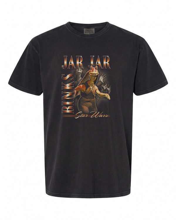 Star Wars Jar Jar Binks Poster T-Shirt - Unique Fan Apparel | Retro Style