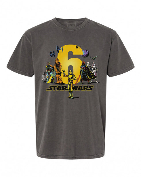 Kids Star Wars Classic Characters T-Shirt - Perfect for Birthday Celebration | Fun Gift