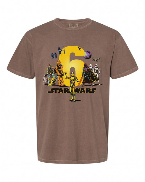 Kids Star Wars Classic Characters T-Shirt - Perfect for Birthday Celebration | Fun Gift