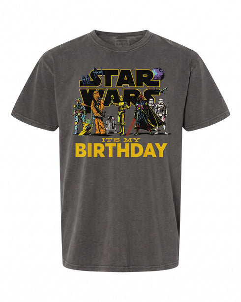 Star Wars Classic Characters Party T-Shirt - Perfect for Birthday Celebrations | Retro Style