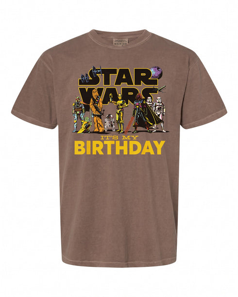 Star Wars Classic Characters Party T-Shirt - Perfect for Birthday Celebrations | Retro Style