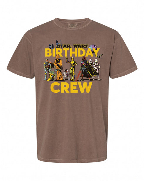 Star Wars Classic Characters Birthday Crew T-Shirt - Fun Gift for Fans | Retro Style