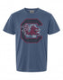 South Carolina Gamecocks Vintage Icon Heather Gray T-Shirt - Classic Fan Apparel | Sporty Style