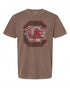 South Carolina Gamecocks Vintage Icon Heather Gray T-Shirt - Classic Fan Apparel | Sporty Style