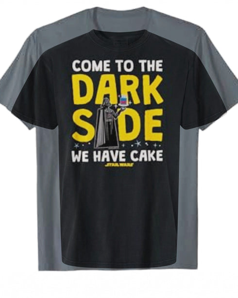 Funny Star Wars T-Shirt - Join the Dark Side with Cake | Retro Style